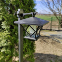 Lampa ogrodowa solarna LATARNIA WYSOKA 150 cm 2w1