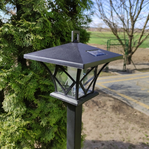 Lampa ogrodowa solarna LATARNIA WYSOKA 150 cm 2w1 Lampa ogrodowa solarna LATARNIA WYSOKA 150 cm 2w1