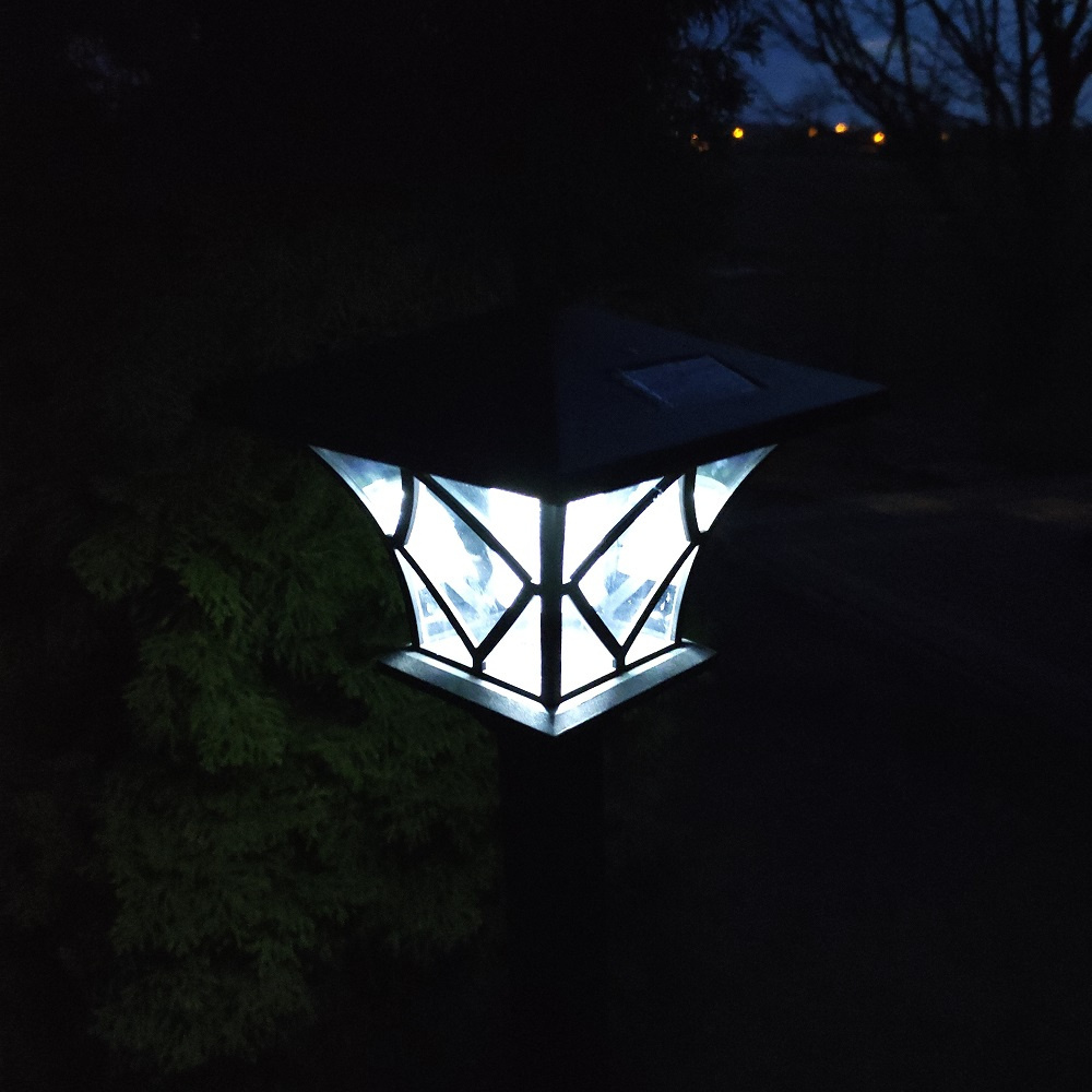 Lampa ogrodowa solarna LATARNIA WYSOKA 150 cm 2w1
