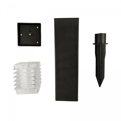 Lampa ogrodowa solarna LED Wbijana Kwadrat 12 szt Lampa ogrodowa solarna LED Wbijana Kwadrat 12 szt