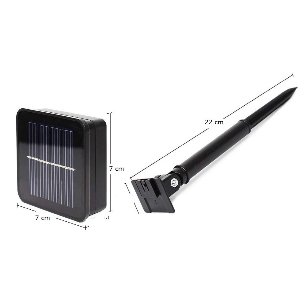 Lampa solarna ogrodowa Girlanda Solar Ciepła Biel Lampa solarna ogrodowa Girlanda Solar Ciepła Biel