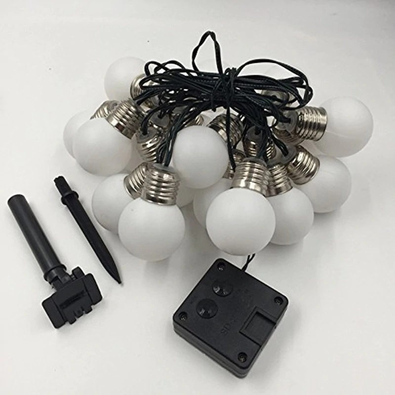 Lampa solarna ogrodowa Girlanda Solar Ciepła Biel Lampa solarna ogrodowa Girlanda Solar Ciepła Biel