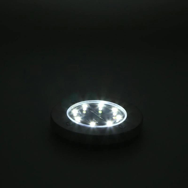 Lampa solarna ogrodowa grunt 8 LED Zimna Biel 4 szt Lampa solarna ogrodowa grunt 8 LED Zimna Biel 4 szt