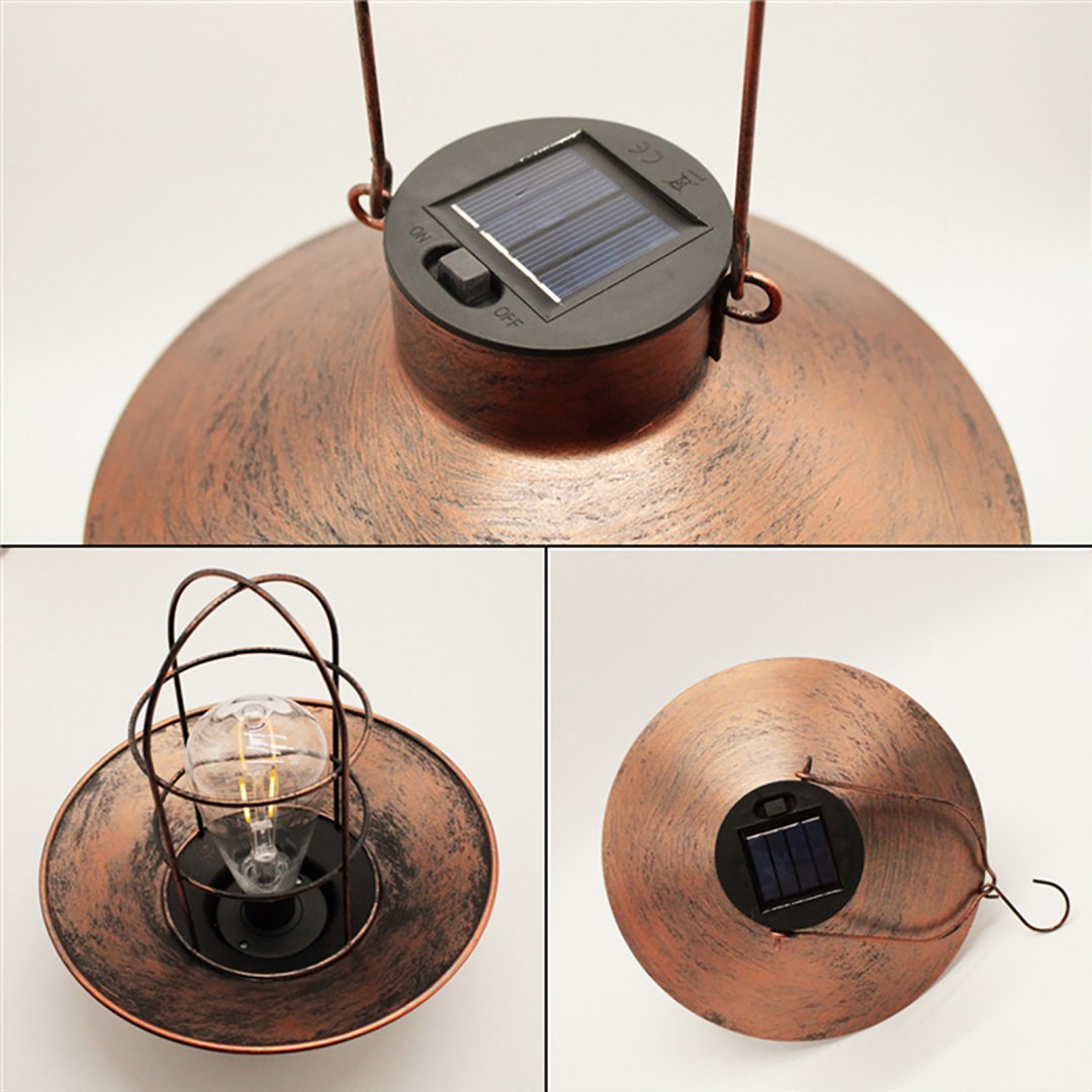 Lampa ogrodowa solarna Latarenka styl RETRO 2 szt Lampa ogrodowa solarna Latarenka styl RETRO 2 szt