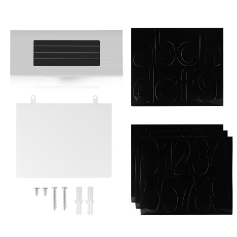 Podświetlany Numer Domu Tabliczka Metal LED SOLAR Podświetlany Numer Domu Tabliczka Metal LED SOLAR