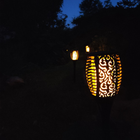 Lampa solarna ogrodowa Pochodnia 50 cm Efekt Ognia Lampa solarna ogrodowa Pochodnia 50 cm Efekt Ognia