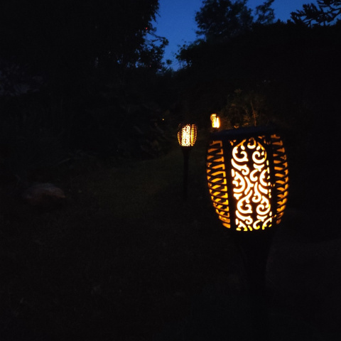 Lampa solarna ogrodowa Pochodnia 50 cm Efekt Ognia Lampa solarna ogrodowa Pochodnia 50 cm Efekt Ognia