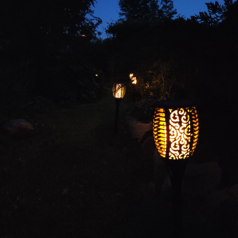 Lampa solarna ogrodowa Pochodnia 50 cm Efekt Ognia Lampa solarna ogrodowa Pochodnia 50 cm Efekt Ognia