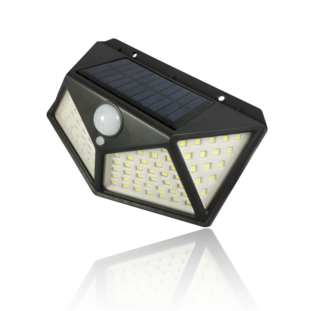 Lampa solarna z czujnikiem ruchu 100 LED ZESTAW 3szt