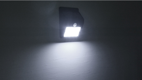Lampa solarna z czujnikiem ruchu 20 LED ELEWACYJNA Lampa solarna z czujnikiem ruchu 20 LED ELEWACYJNA