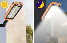 Lampa solarna ULICZNA czujnik ruchu 160 LED Pomarańczowa