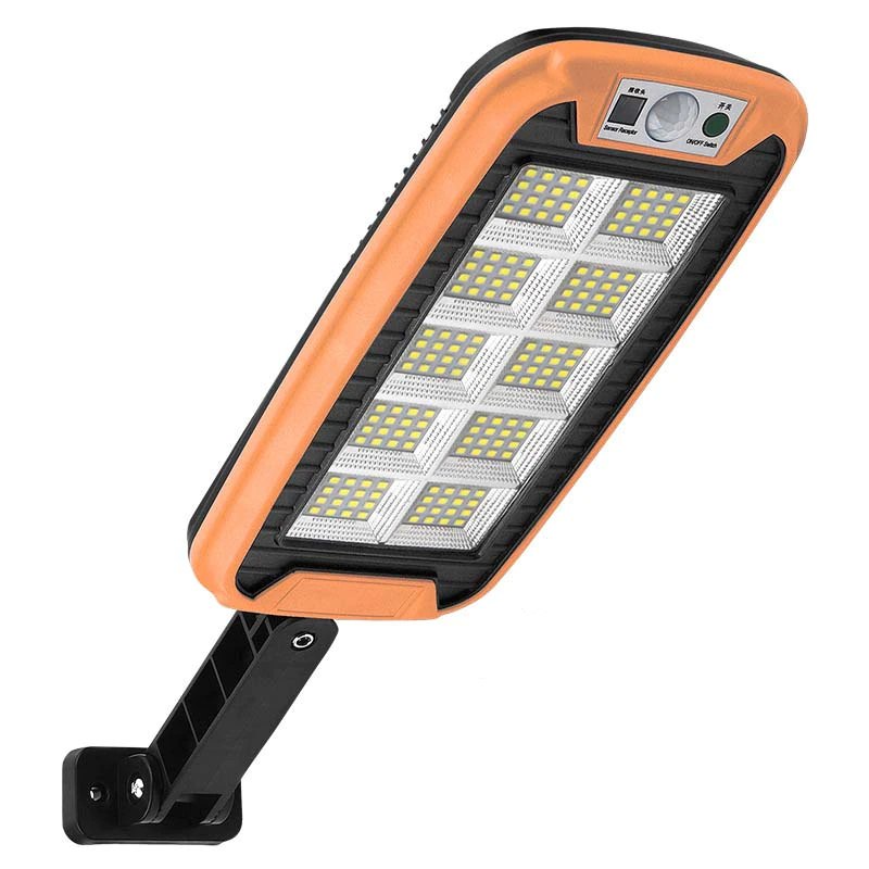 Lampa solarna ULICZNA czujnik ruchu 160 LED Pomarańczowa Lampa solarna ULICZNA czujnik ruchu 160 LED Pomarańczowa