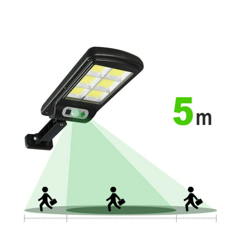 Lampa solarna ULICZNA czujnik ruchu 128 LED +PILOT Lampa solarna ULICZNA czujnik ruchu 128 LED +PILOT