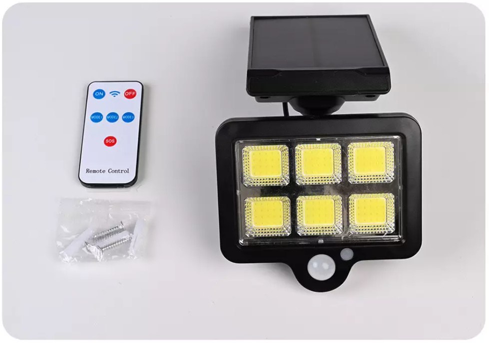 Lampa solarna z czujnikiem ruchu i zmierzchu + PILOT Lampa solarna z czujnikiem ruchu i zmierzchu + PILOT