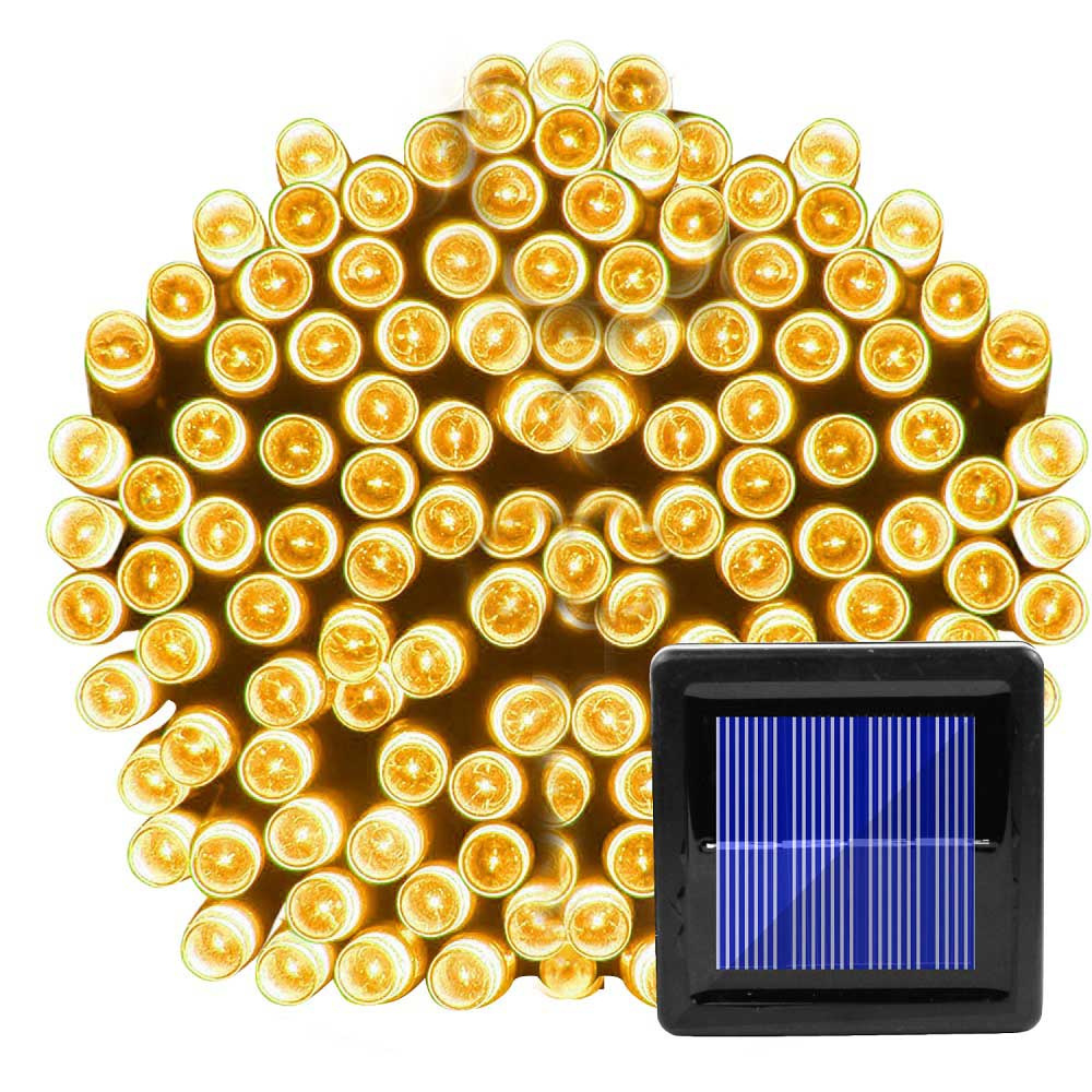 GIRLANDA solarna ogrodowa 50 LED Ciepła Biel GIRLANDA solarna ogrodowa 50 LED Ciepła Biel
