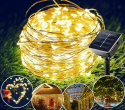 Lampa solarna GIRLANDA Ogrodowa 10m 100 LED RYŻ