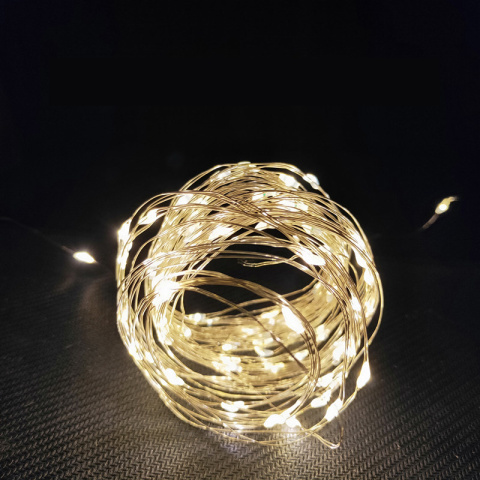 Lampa solarna GIRLANDA Ogrodowa 10m 100 LED RYŻ Lampa solarna GIRLANDA Ogrodowa 10m 100 LED RYŻ