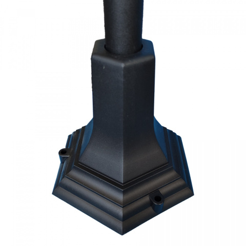 Lampa ogrodowa solarna LATARNIA Wysoka 90 cm Czarna Lampa ogrodowa solarna LATARNIA Wysoka 90 cm Czarna