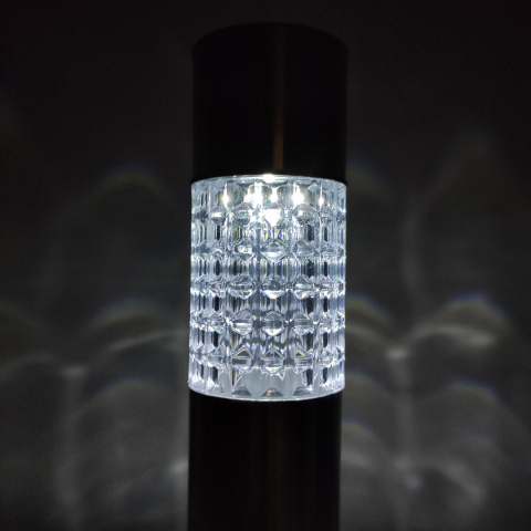 Lampa ogrodowa solarna LED Wbijana Stojąca Stalowa Lampa ogrodowa solarna LED Wbijana Stojąca Stalowa
