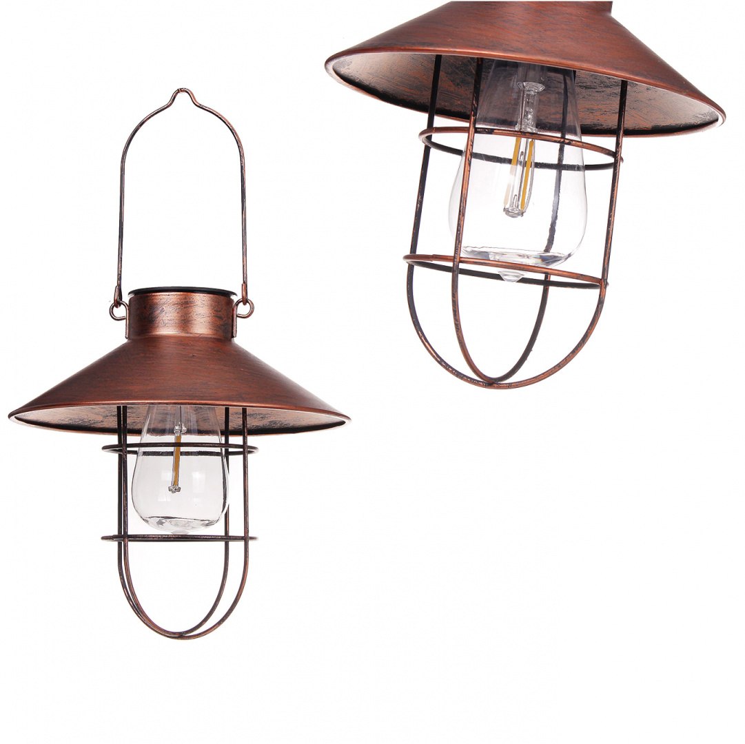 Lampa ogrodowa solarna Latarenka ozdobna RETRO Lampa ogrodowa solarna Latarenka ozdobna RETRO