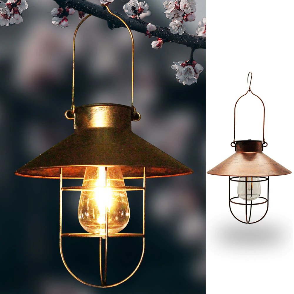 Lampa ogrodowa solarna Latarenka ozdobna RETRO Lampa ogrodowa solarna Latarenka ozdobna RETRO