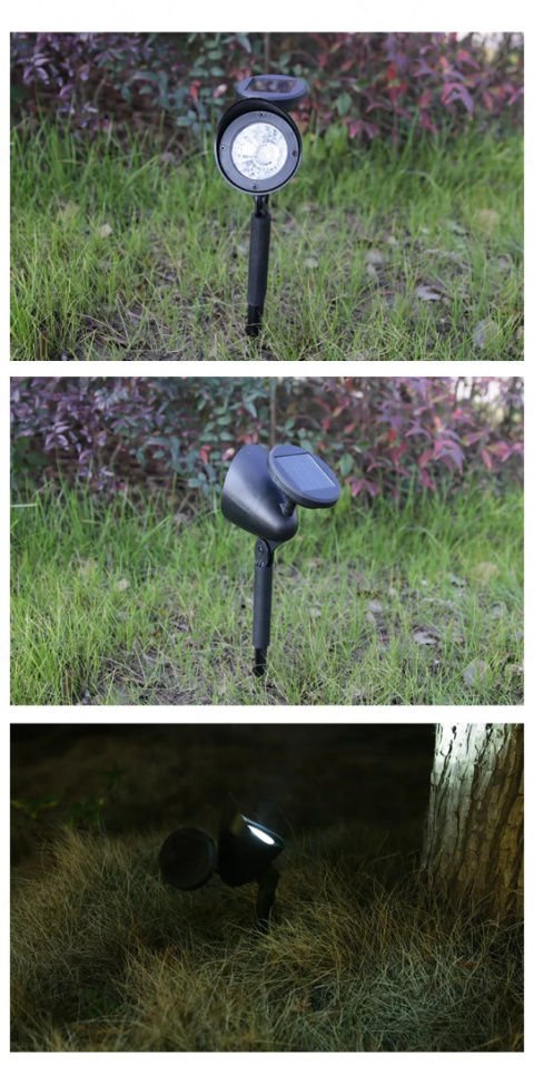 Lampa solarna Reflektor Oświetlenie ogrodowe LED Lampa solarna Reflektor Oświetlenie ogrodowe LED