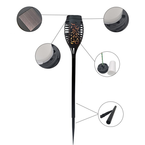 Lampa solarna ogrodowa Pochodnia Efekt Ognia 6 szt Lampa solarna ogrodowa Pochodnia Efekt Ognia 6 szt