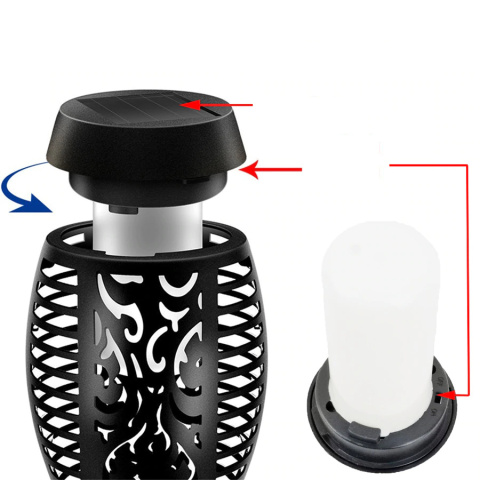 Lampa solarna ogrodowa Pochodnia Efekt Ognia 6 szt Lampa solarna ogrodowa Pochodnia Efekt Ognia 6 szt