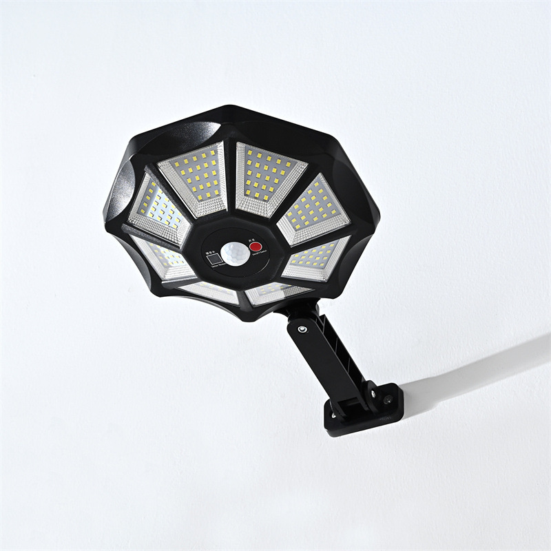 Lampa solarna okrągła 168 LED czujnik ruchu + PILOT Lampa solarna okrągła 168 LED czujnik ruchu + PILOT