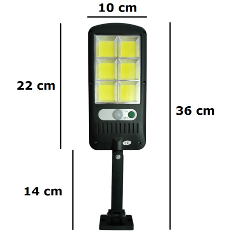 Lampa solarna ULICZNA czujnik ruchu 150 LED JASNA Lampa solarna ULICZNA czujnik ruchu 150 LED JASNA