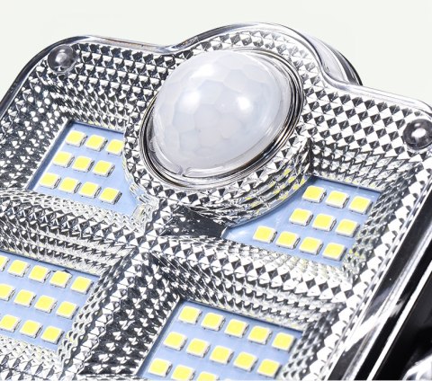 Lampa solarna czujnik ruchu trzy reflektory Jasna Mocna Lampa Lampa solarna czujnik ruchu trzy reflektory Jasna Mocna Lampa