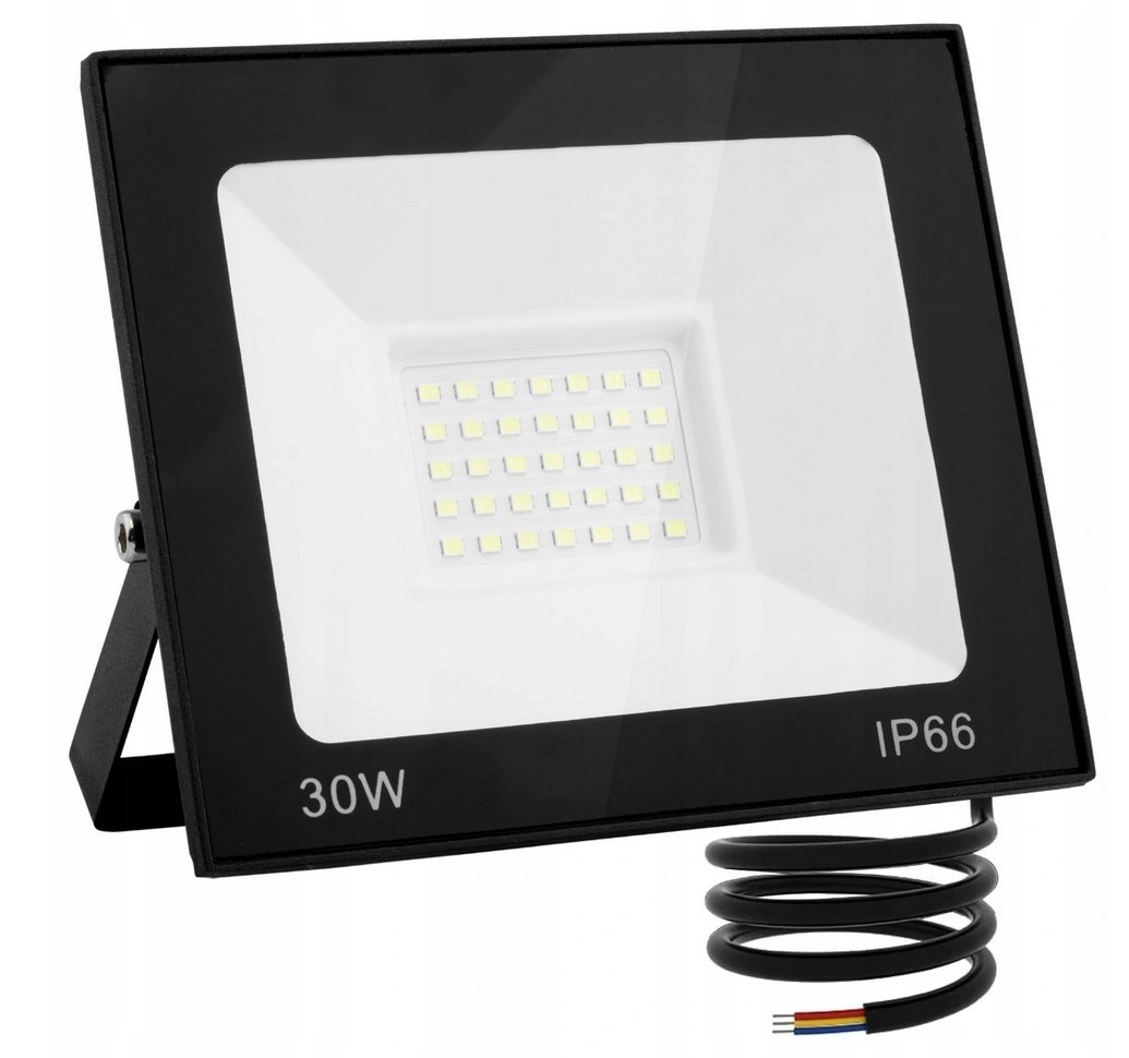 Halogen lampa naświetlacz led biały zimny 30w ip66 Halogen lampa naświetlacz led biały zimny 30w ip66