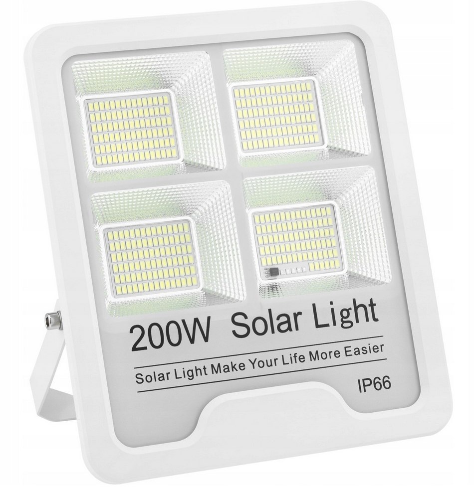 Lampa solarna led naświetlacz solar panel halogen pilot ip66 200w