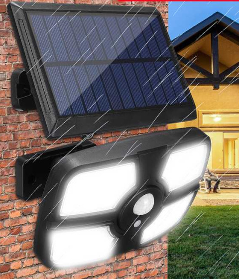 Lampa solarna czujnik ruchu osobny solar 208 LED + PILOT ZEWNĘTRZNA Lampa solarna czujnik ruchu osobny solar 208 LED + PILOT ZEWNĘTRZNA