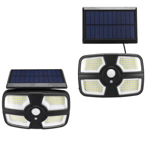 Lampa solarna czujnik ruchu osobny solar 208 LED + PILOT ZEWNĘTRZNA Lampa solarna czujnik ruchu osobny solar 208 LED + PILOT ZEWNĘTRZNA