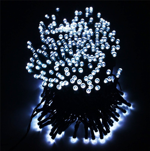 Lampki LED łańcuch świetlny 10m 100LED zimny biały Lampki LED łańcuch świetlny 10m 100LED zimny biały