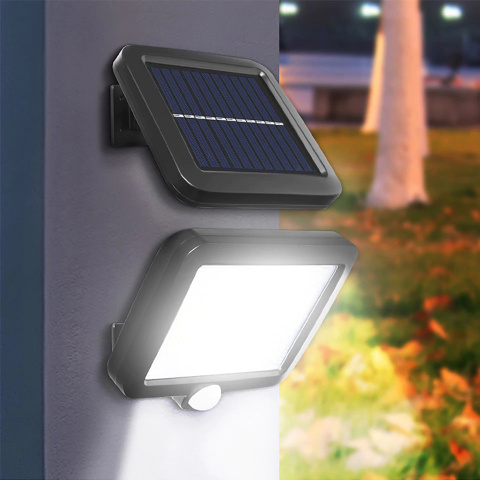 Lampa solarna czujnik ruchu osobny solar 120 LED + PILOT Lampa solarna czujnik ruchu osobny solar 120 LED + PILOT