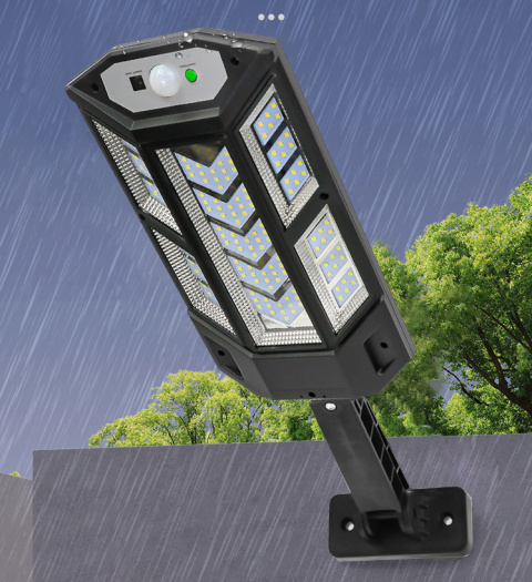 Lampa solarna ULICZNA Zewnętrzna czujnik ruchu 147 LED PILOT JASNA Lampa solarna ULICZNA Zewnętrzna czujnik ruchu 147 LED PILOT JASNA