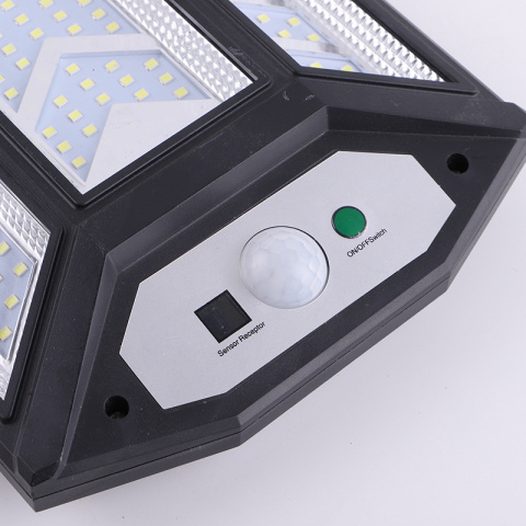 Lampa solarna ULICZNA Zewnętrzna czujnik ruchu 147 LED PILOT JASNA Lampa solarna ULICZNA Zewnętrzna czujnik ruchu 147 LED PILOT JASNA