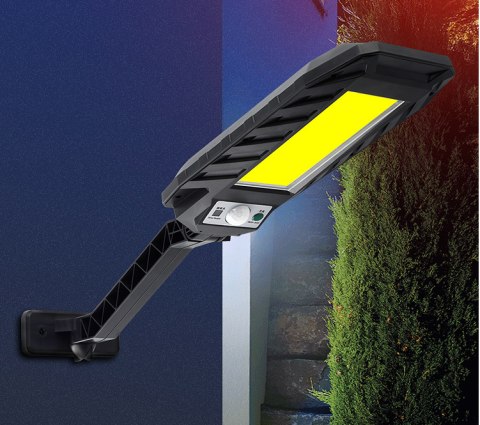 Lampa solarna ULICZNA Zewnętrzna czujnik ruchu PILOT JASNA Lampa solarna ULICZNA Zewnętrzna czujnik ruchu PILOT JASNA