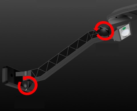 Lampa solarna ULICZNA Zewnętrzna czujnik ruchu PILOT JASNA Lampa solarna ULICZNA Zewnętrzna czujnik ruchu PILOT JASNA
