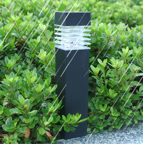 Lampa ogrodowa solarna LED Wbijana Kwadrat Słupek Lampa ogrodowa solarna LED Wbijana Kwadrat Słupek