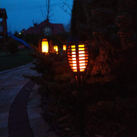 Lampa solarna ogrodowa Pochodnia 50 cm Efekt Ognia Lampa solarna ogrodowa Pochodnia 50 cm Efekt Ognia