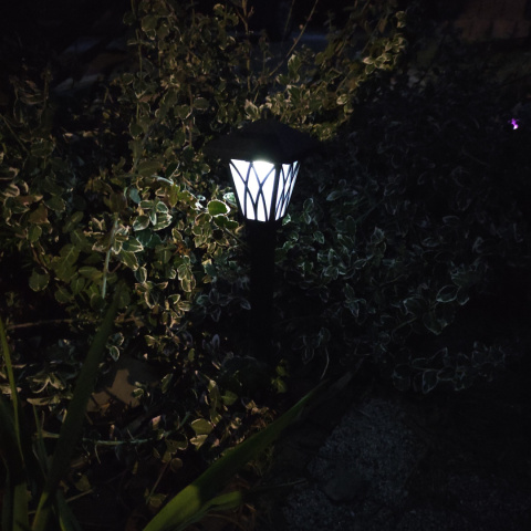 Lampa ogrodowa solarna LATARENKA LED Stojąca 38 cm Lampa ogrodowa solarna LATARENKA LED Stojąca 38 cm