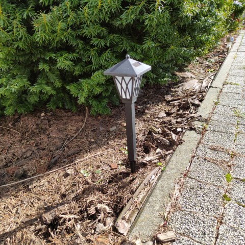 Lampa ogrodowa solarna LATARENKA LED Stojąca 38 cm Lampa ogrodowa solarna LATARENKA LED Stojąca 38 cm