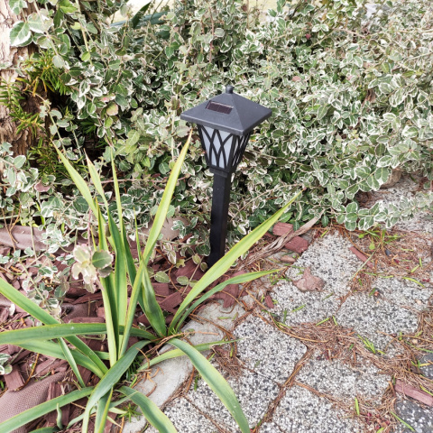 Lampa ogrodowa solarna LATARENKA LED Stojąca 38 cm Lampa ogrodowa solarna LATARENKA LED Stojąca 38 cm