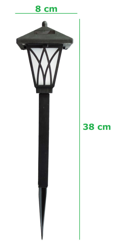 Lampa ogrodowa solarna LATARENKA LED Stojąca 38 cm Lampa ogrodowa solarna LATARENKA LED Stojąca 38 cm