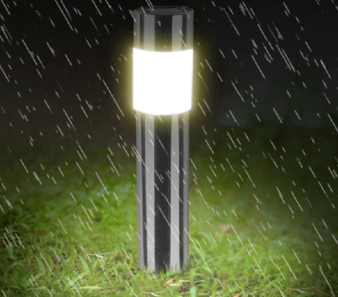 Lampa ogrodowa solarna LED Wbijana Stalowa 15 sztuk Lampa ogrodowa solarna LED Wbijana Stalowa 15 sztuk