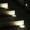 Lampa solarna ogrodowa gruntowa 16 LED Ciepła Biel