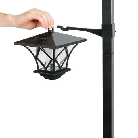 Lampa ogrodowa solarna LATARNIA WYSOKA 150 cm 2w1 Lampa ogrodowa solarna LATARNIA WYSOKA 150 cm 2w1
